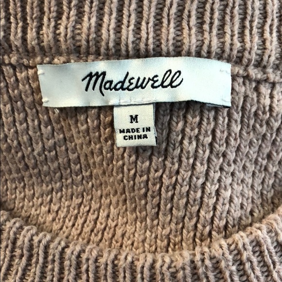 Madewell Province Cross Back Knit Pullover Sweater - Picture 4 of 4